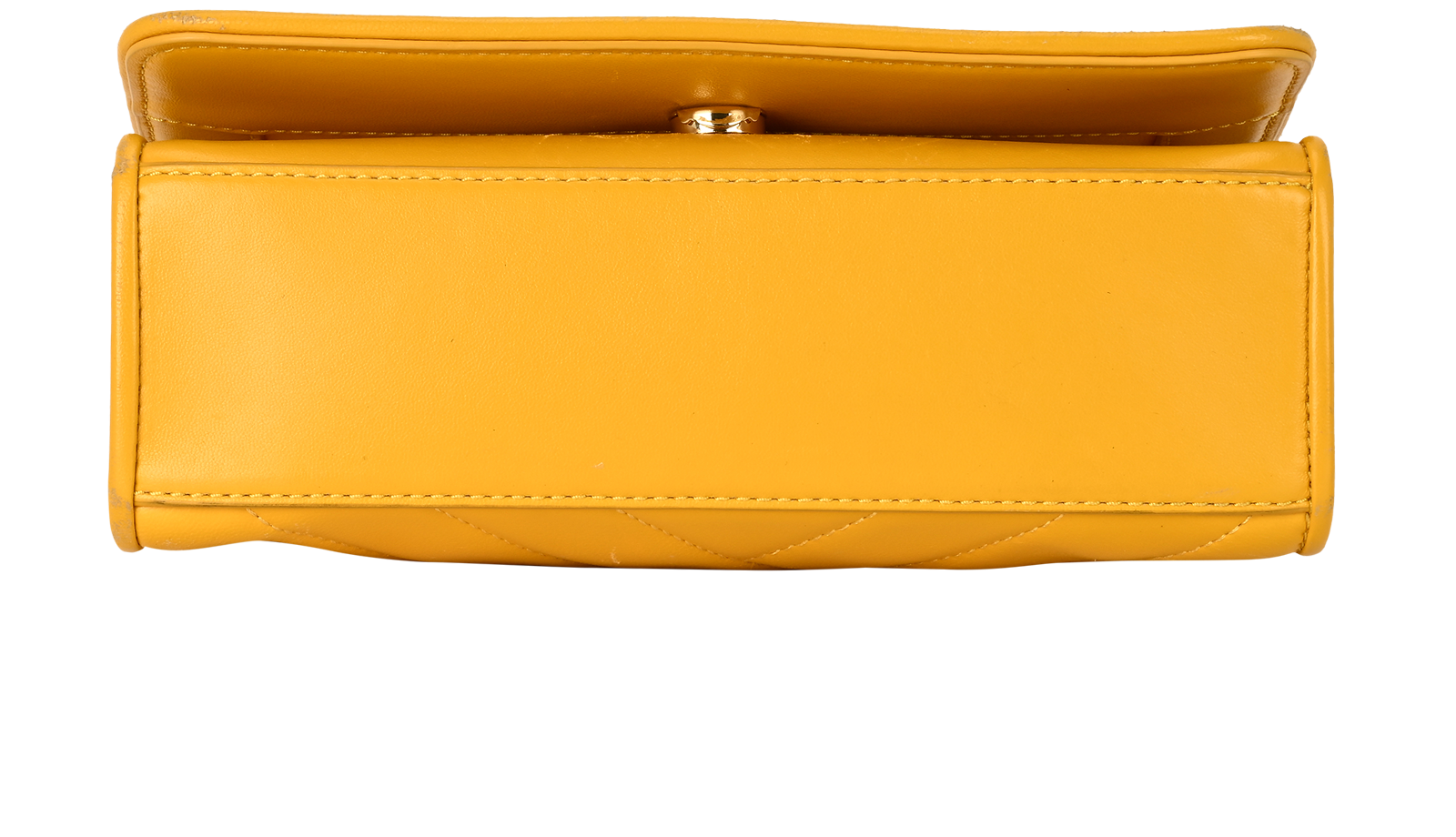 Alexa Convertible Shoulder Bag, &pound;110, Handbags, Yellow, Leather, Top view